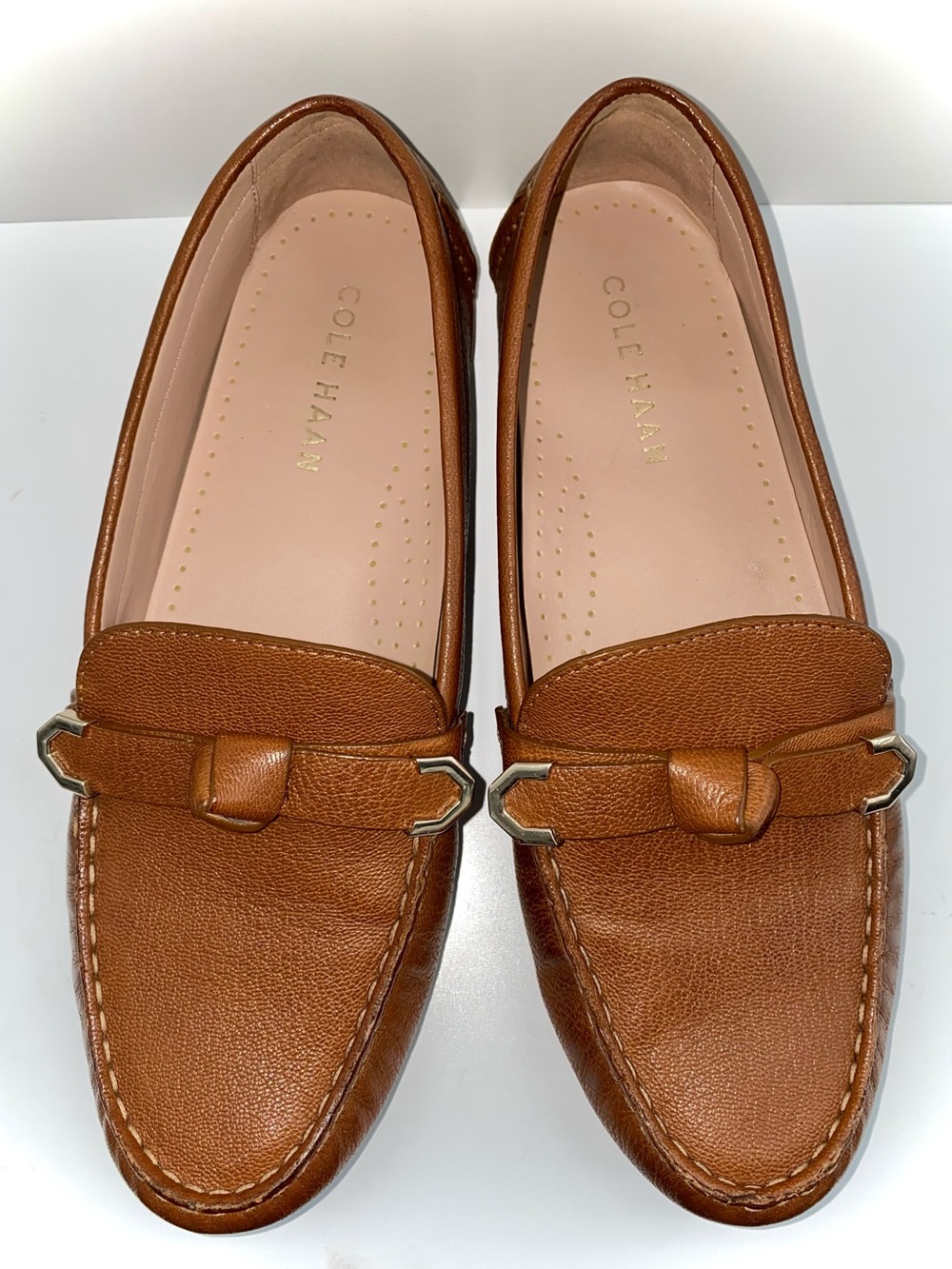 Cole Haan Brown Leather Driving Loafers